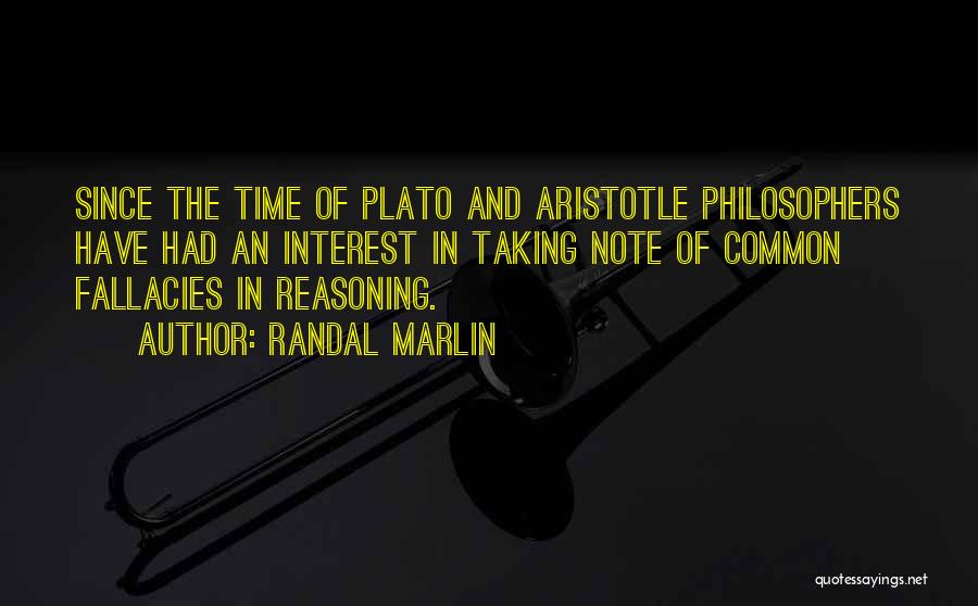 Time By Philosophers Quotes By Randal Marlin