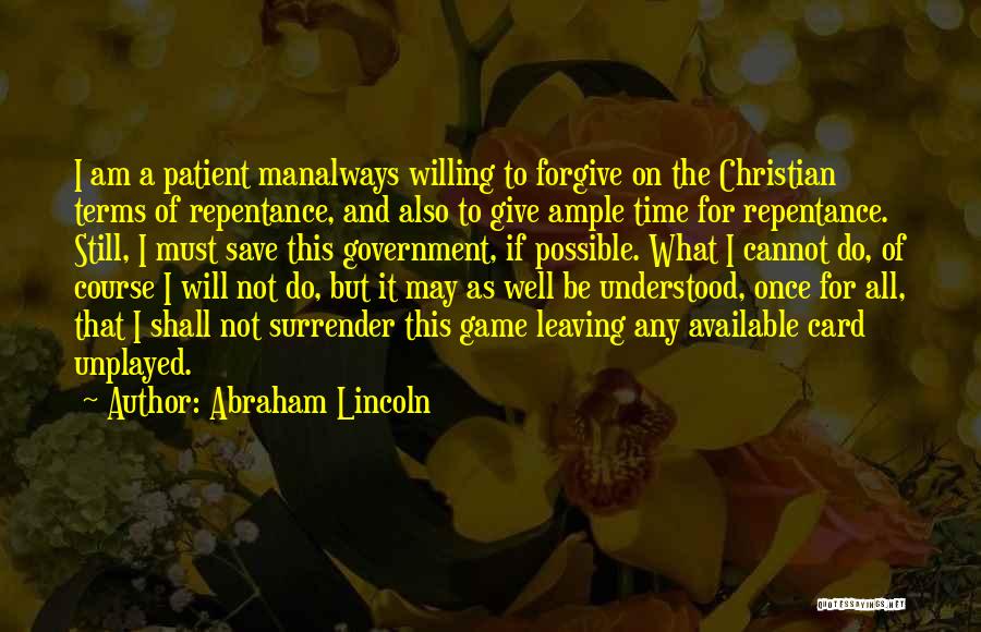Time Card Quotes By Abraham Lincoln