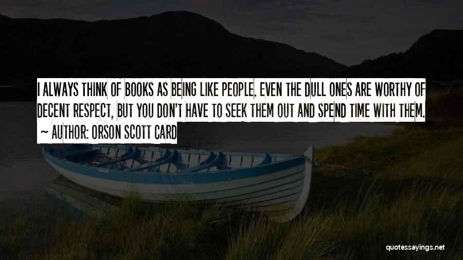 Time Card Quotes By Orson Scott Card