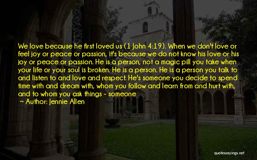 Time Changes Person Quotes By Jennie Allen