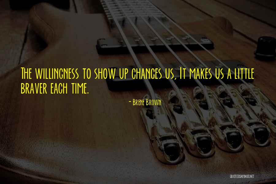 Time Changes Us Quotes By Brene Brown