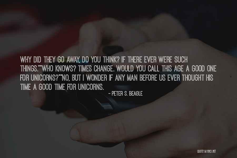 Time Changes Us Quotes By Peter S. Beagle