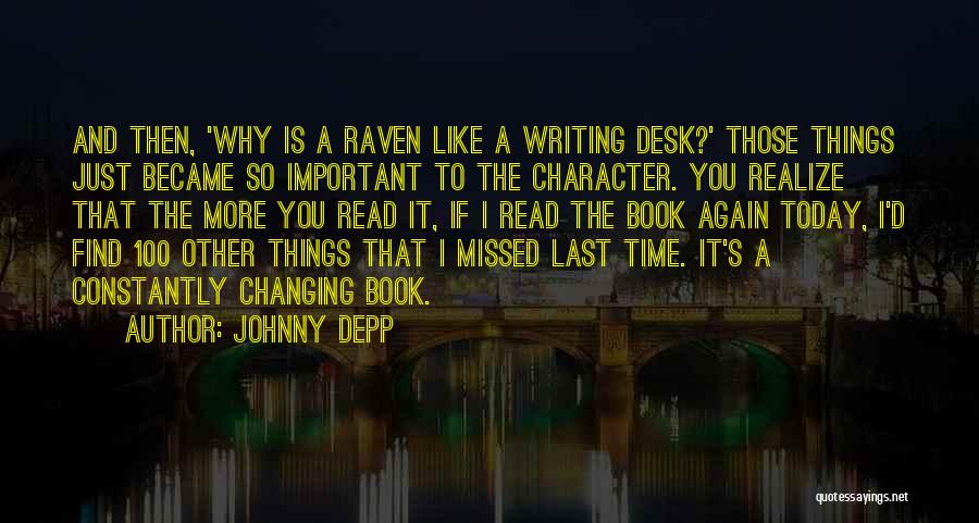 Time Changing Things Quotes By Johnny Depp