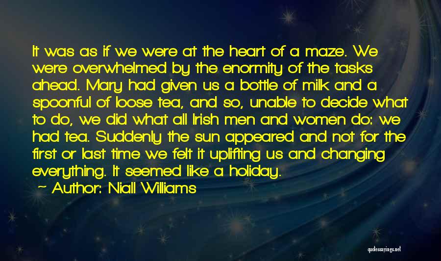 Time Changing Us Quotes By Niall Williams