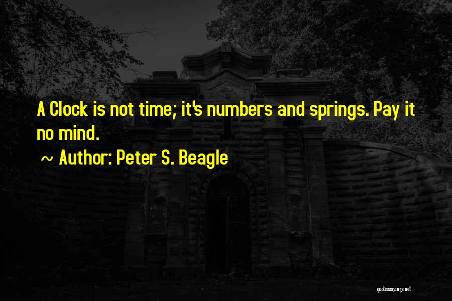 Time Clock Quotes By Peter S. Beagle