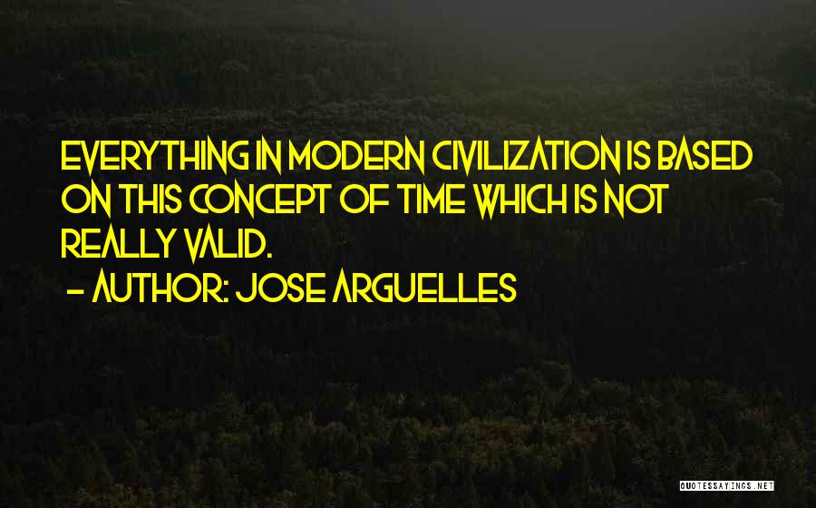 Time Concept Quotes By Jose Arguelles