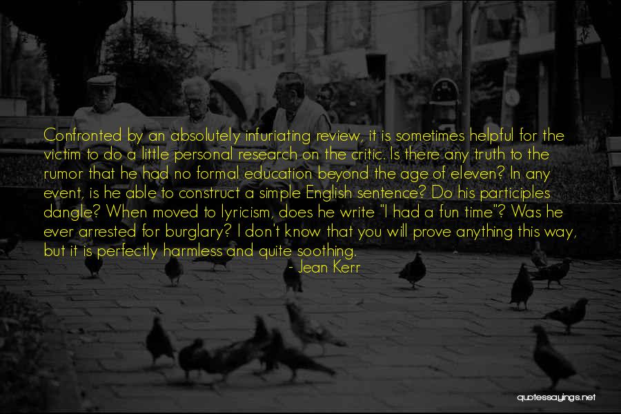 Time Construct Quotes By Jean Kerr Time Construct Quotes By Jean Kerr