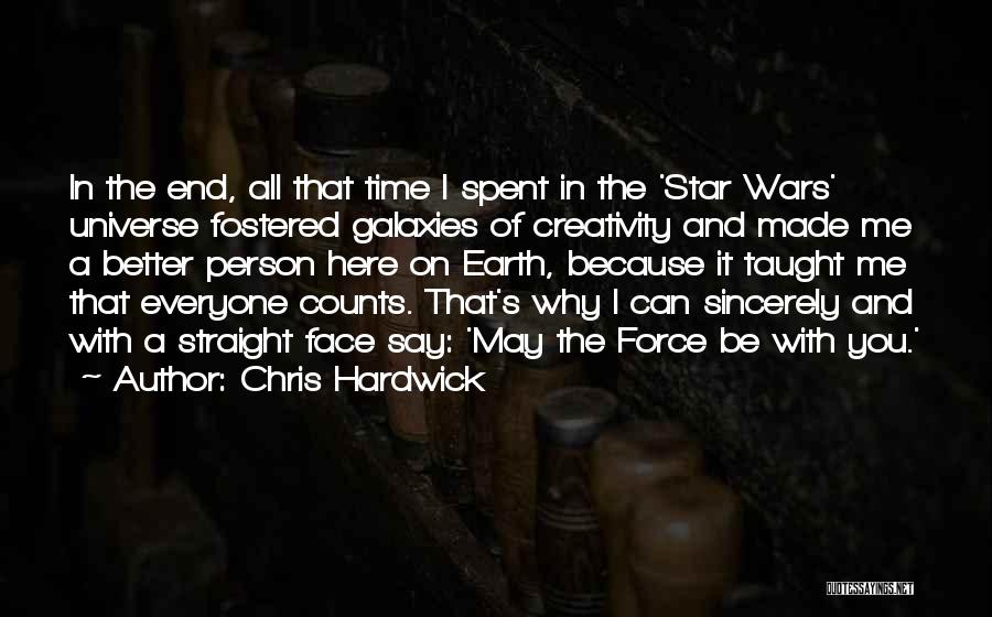 Time Counts Quotes By Chris Hardwick
