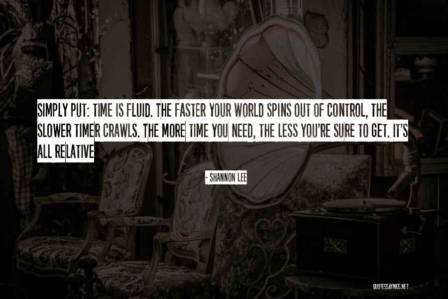 Time Crawls Quotes By Shannon Lee Time Crawls Quotes By Shannon Lee
