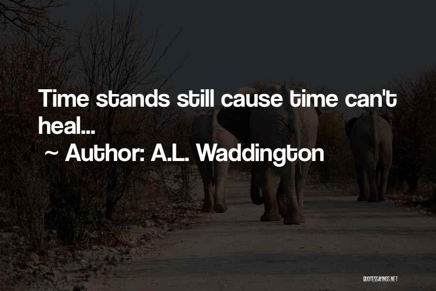 Time Does Not Heal Quotes By A.L. Waddington