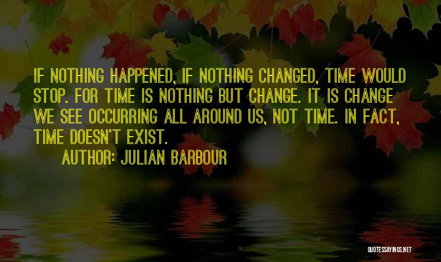 Time Doesn't Exist Quotes By Julian Barbour