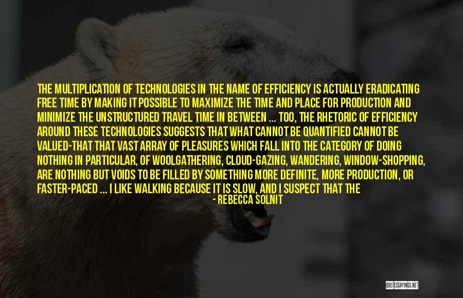 Time Efficiency Quotes By Rebecca Solnit Time Efficiency Quotes By Rebecca Solnit