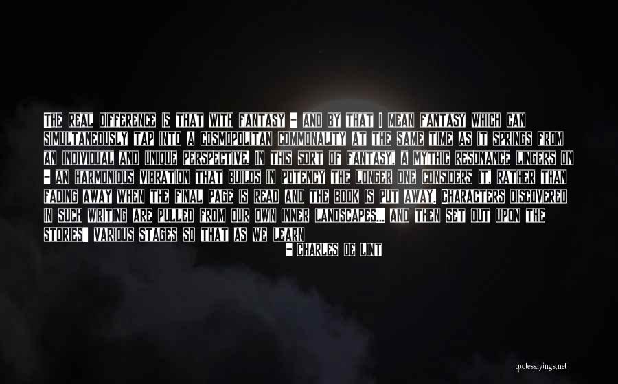 Time Fading Away Quotes By Charles De Lint Time Fading Away Quotes By Charles De Lint