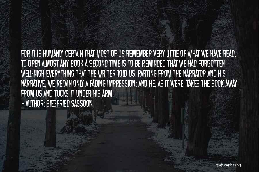 Time Fading Away Quotes By Siegfried Sassoon