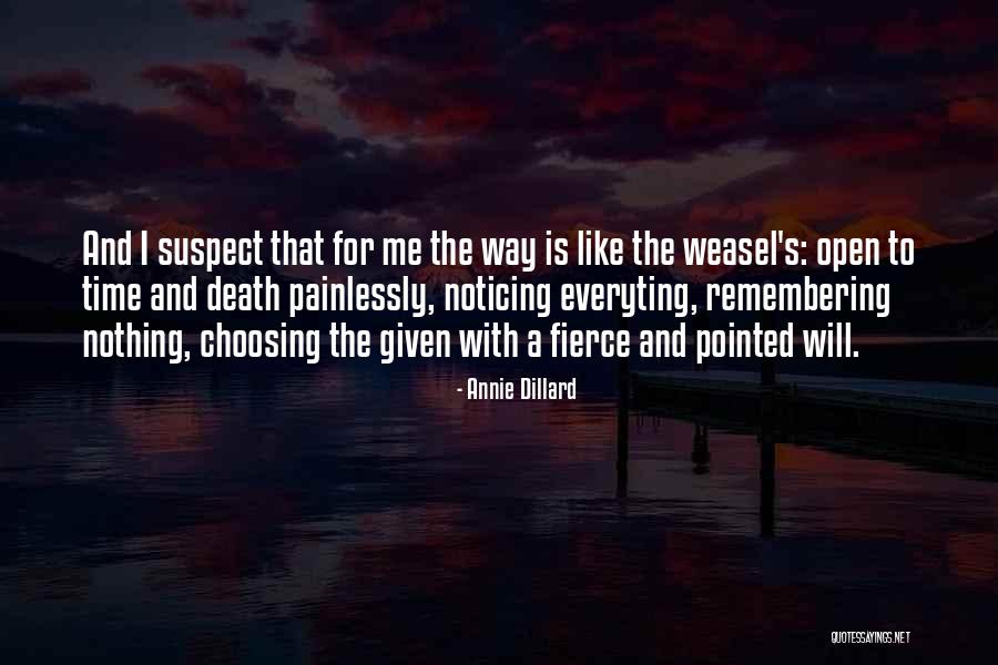 Time For Choosing Quotes By Annie Dillard Time For Choosing Quotes By Annie Dillard