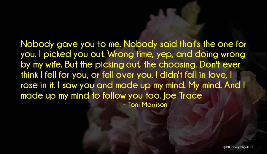 Time For Choosing Quotes By Toni Morrison Time For Choosing Quotes By Toni Morrison