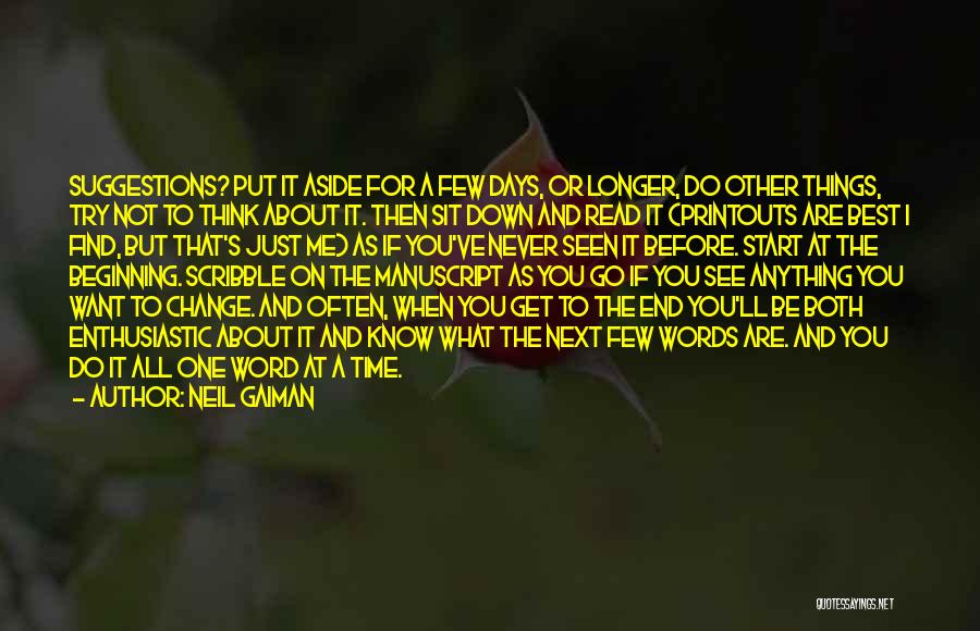 Time For Me To Change Quotes By Neil Gaiman