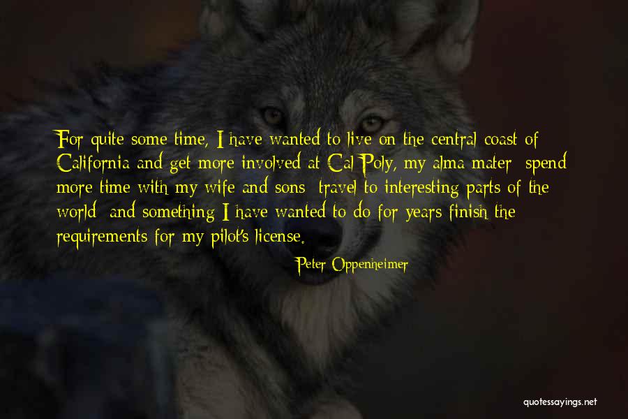 Time For My Son Quotes By Peter Oppenheimer Time For My Son Quotes By Peter Oppenheimer