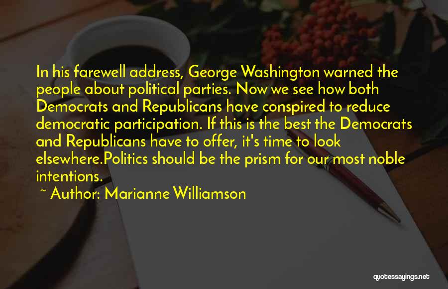 Time For Party Quotes By Marianne Williamson