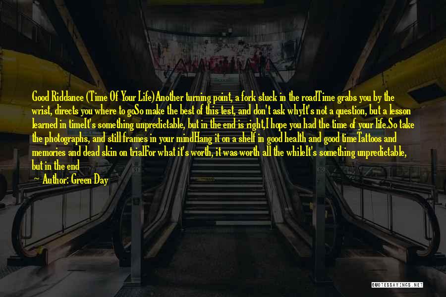 Time Frames Quotes By Green Day