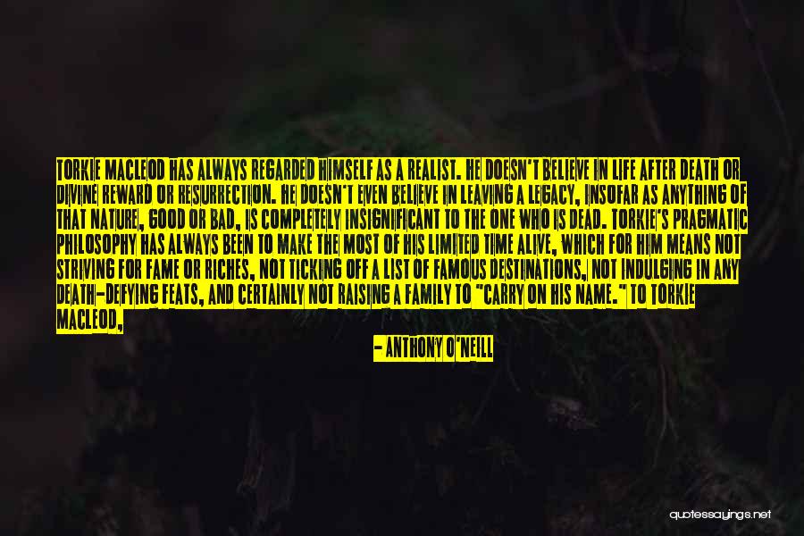 Time From Famous People Quotes By Anthony O'Neill Time From Famous People Quotes By Anthony O'Neill