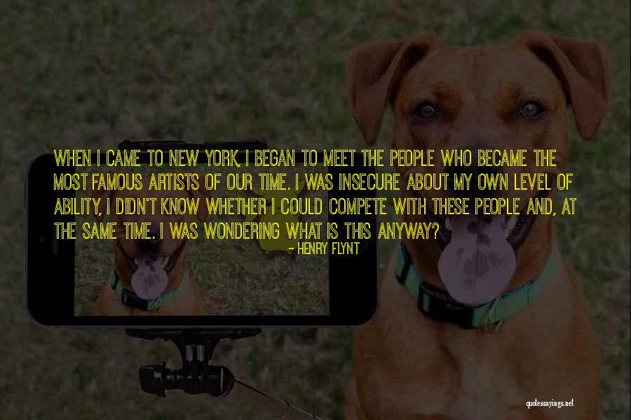Time From Famous People Quotes By Henry Flynt Time From Famous People Quotes By Henry Flynt