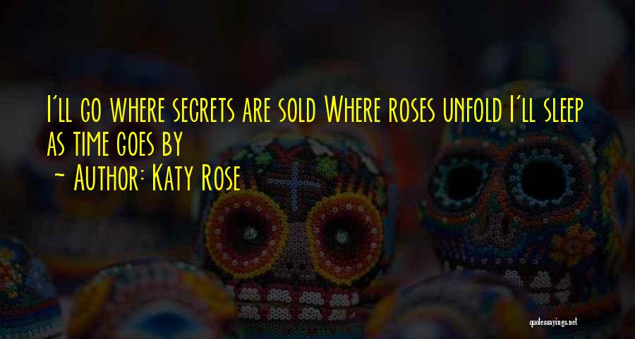 Time Go By Quotes By Katy Rose