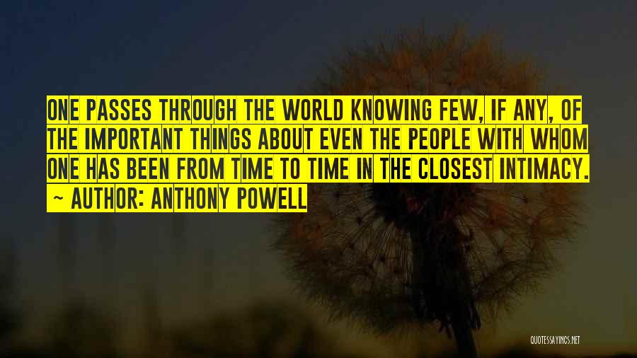 Time Goes By Friendship Quotes By Anthony Powell