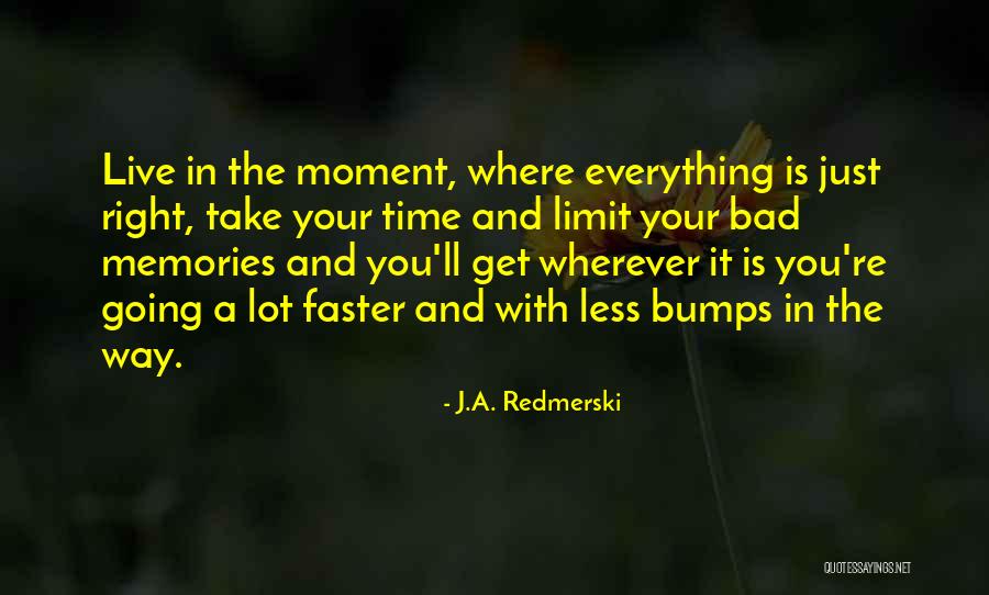 Time Going Faster Quotes By J.A. Redmerski