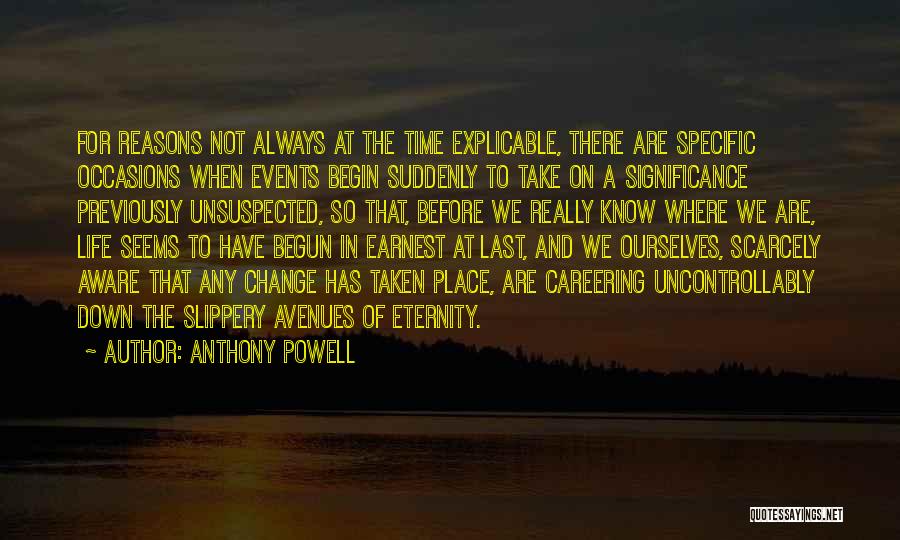 Time Has Begun Quotes By Anthony Powell