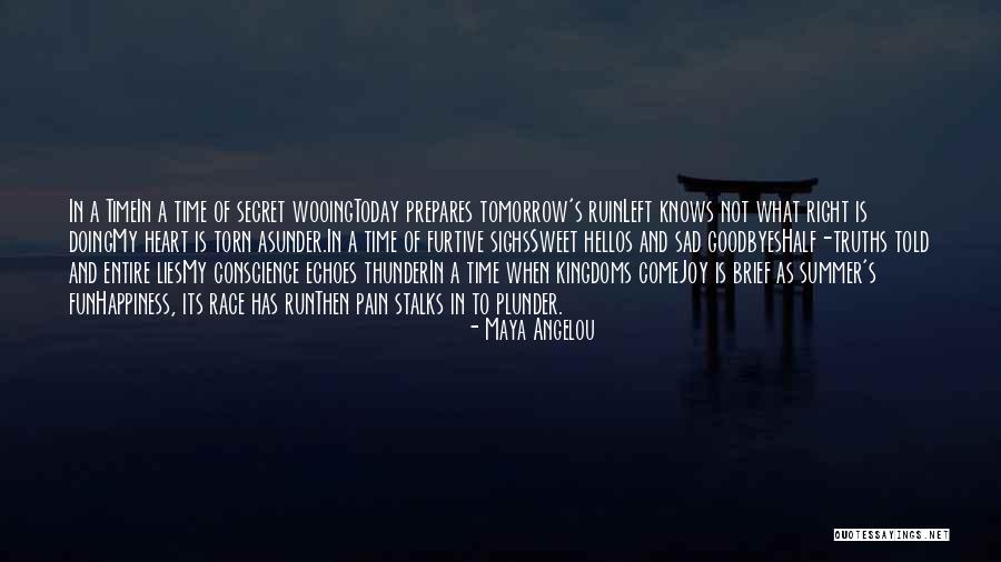 Time Has Come Today Quotes By Maya Angelou