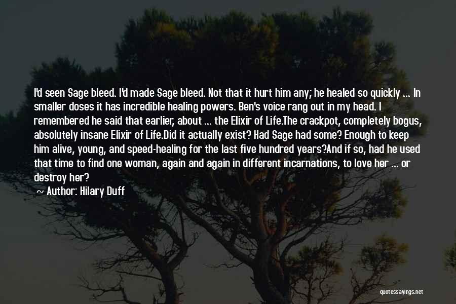 Time Healing Love Quotes By Hilary Duff