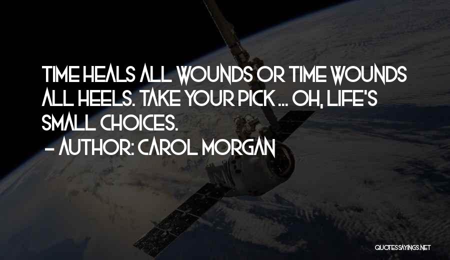 Time Heals Nothing Quotes By Carol Morgan