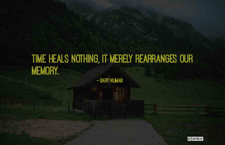 Time Heals Nothing Quotes By Gary Numan