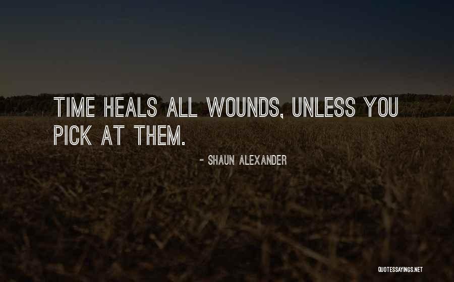 Time Heals Quotes By Shaun Alexander