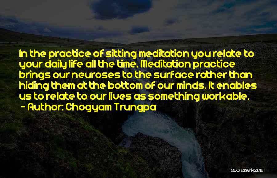 Time In Your Life Quotes By Chogyam Trungpa
