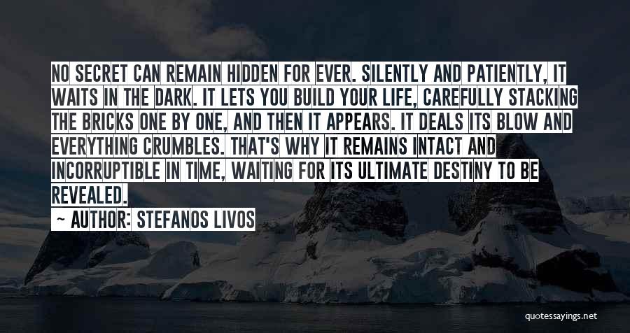 Time In Your Life Quotes By Stefanos Livos