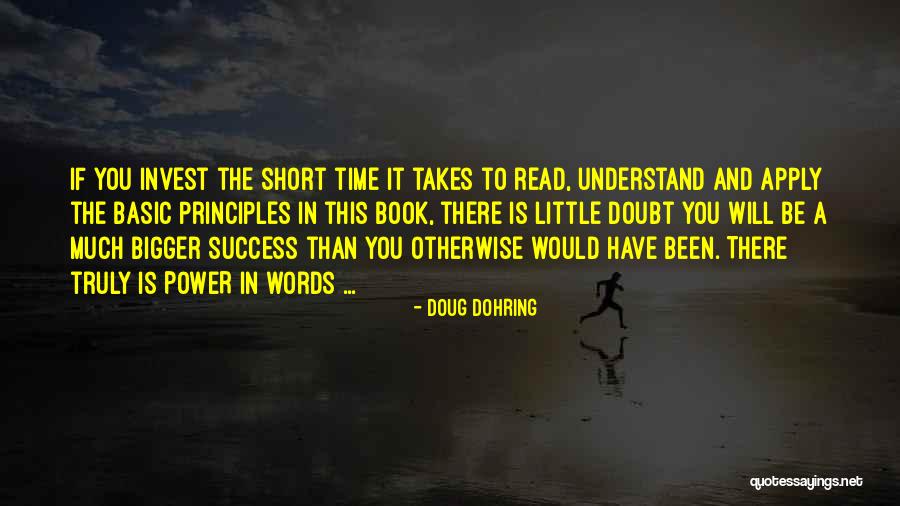 Time Invest Quotes By Doug Dohring Time Invest Quotes By Doug Dohring