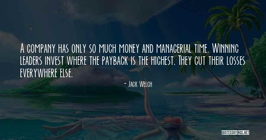 Time Invest Quotes By Jack Welch