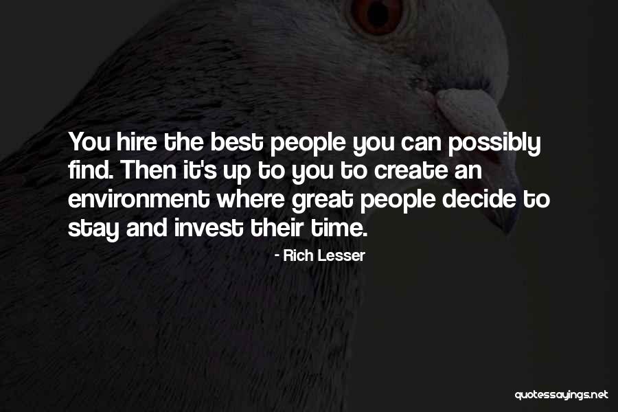 Time Invest Quotes By Rich Lesser Time Invest Quotes By Rich Lesser