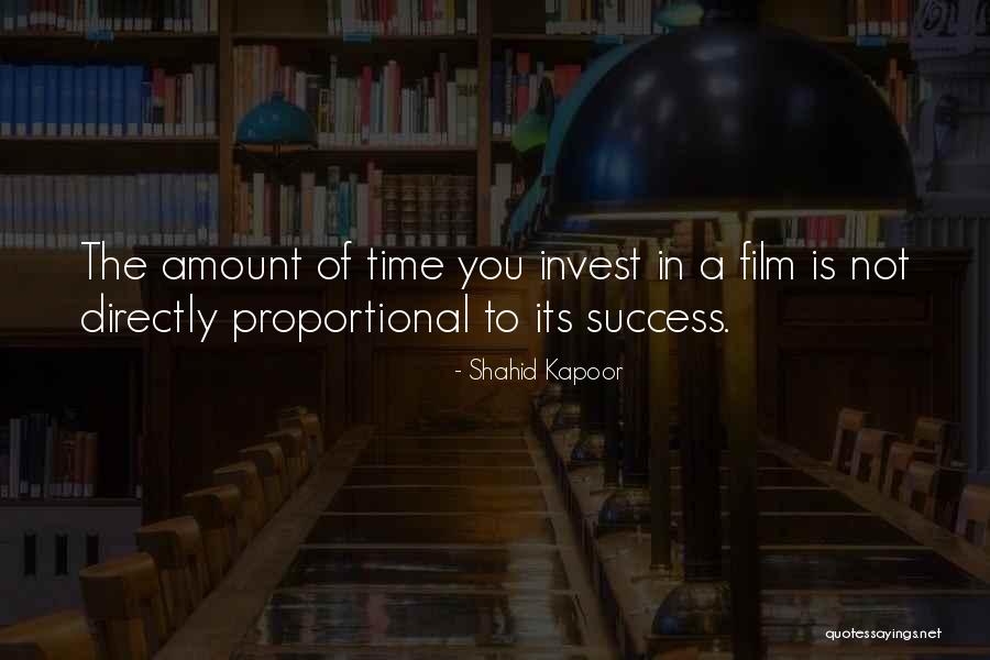 Time Invest Quotes By Shahid Kapoor Time Invest Quotes By Shahid Kapoor