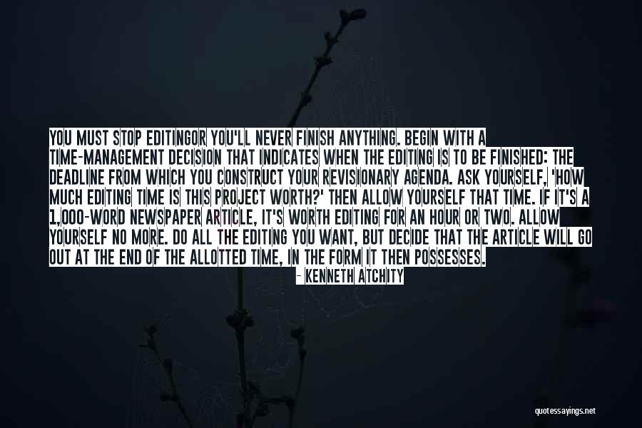 Time Is A Construct Quotes By Kenneth Atchity Time Is A Construct Quotes By Kenneth Atchity