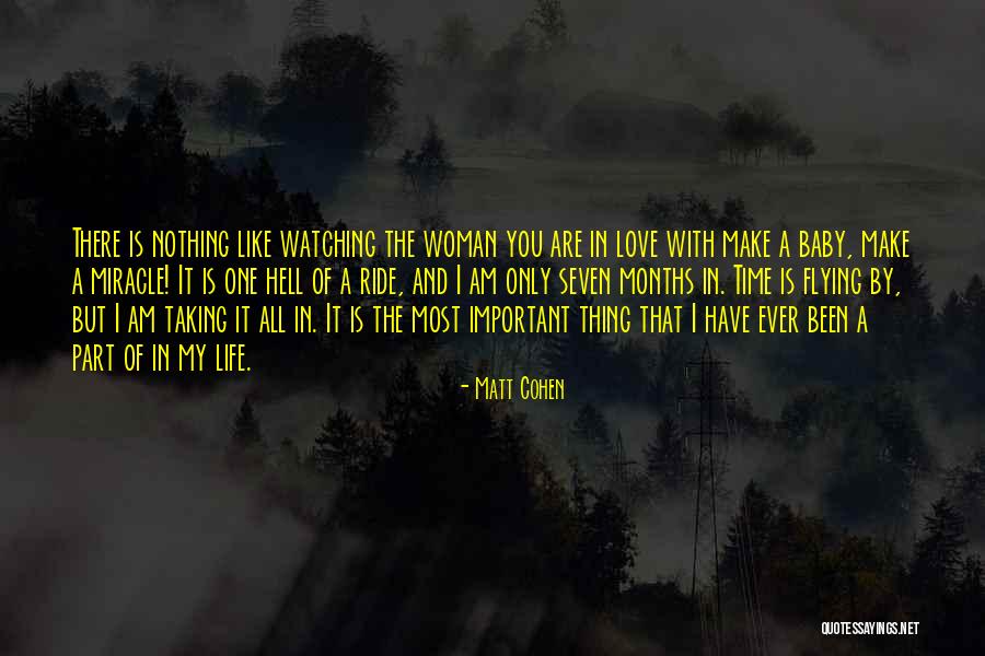 Time Is Important Quotes By Matt Cohen Time Is Important Quotes By Matt Cohen