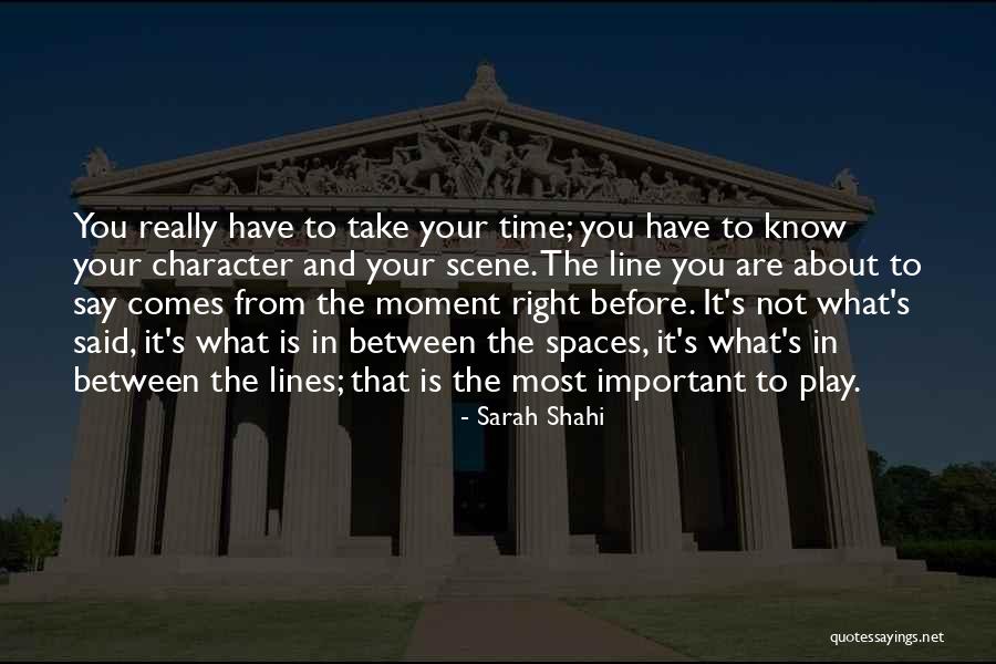 Time Is Important Quotes By Sarah Shahi Time Is Important Quotes By Sarah Shahi