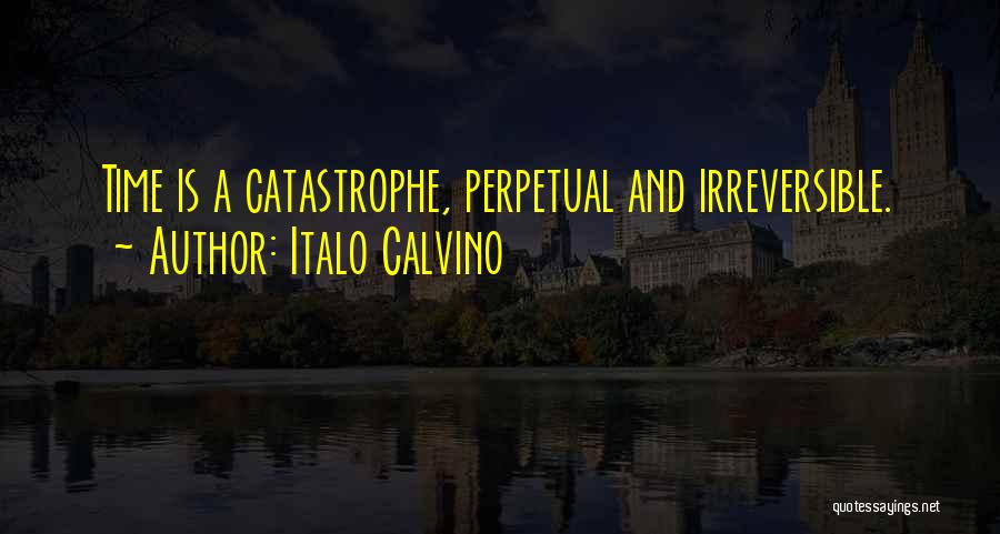 Time Is Irreversible Quotes By Italo Calvino