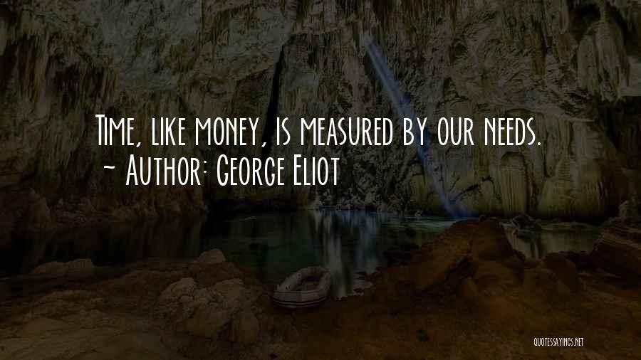Time Is Like Money Quotes By George Eliot
