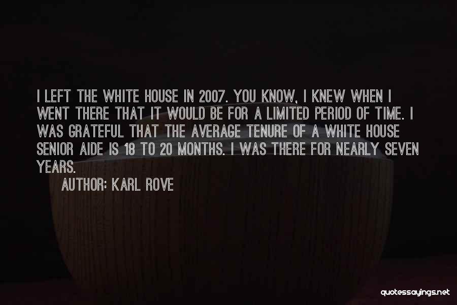Time Is Limited Quotes By Karl Rove