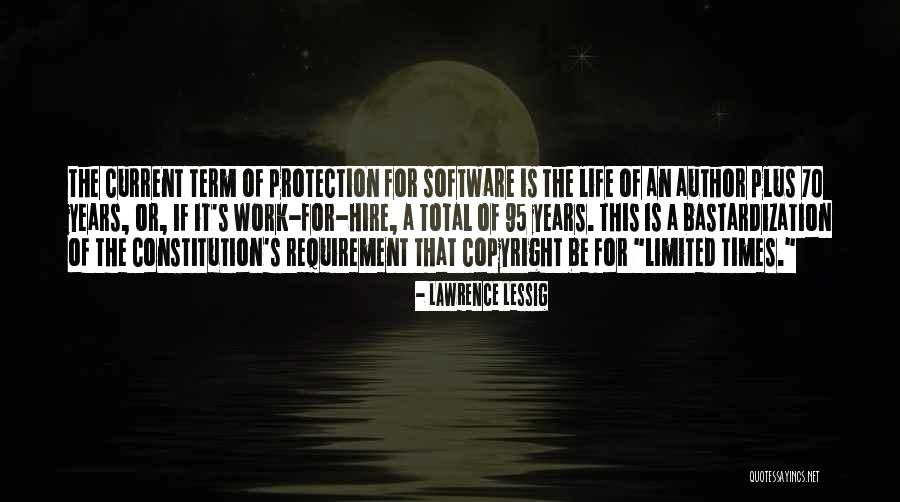 Time Is Limited Quotes By Lawrence Lessig