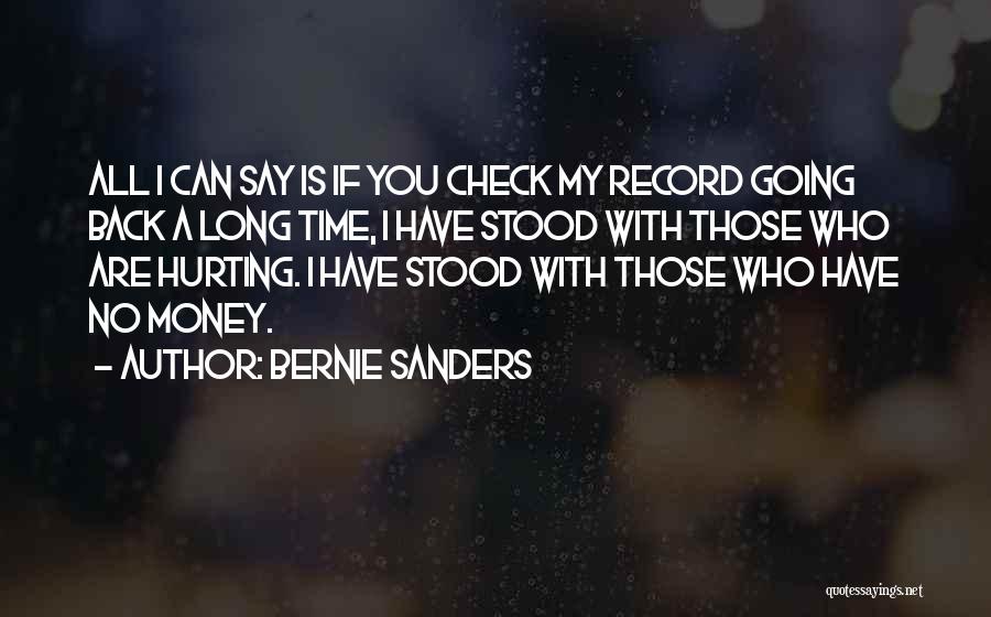 Time Is Money Quotes By Bernie Sanders