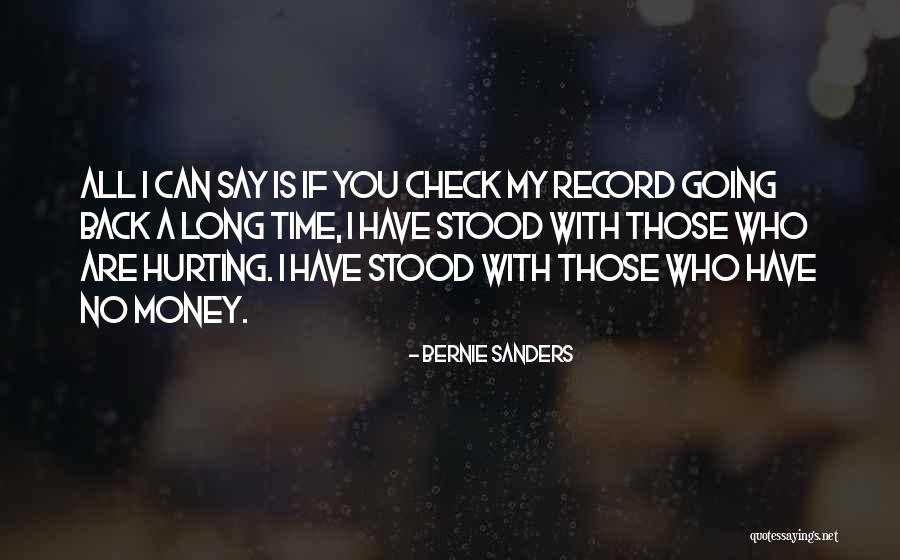 Time Is Money Quotes By Bernie Sanders